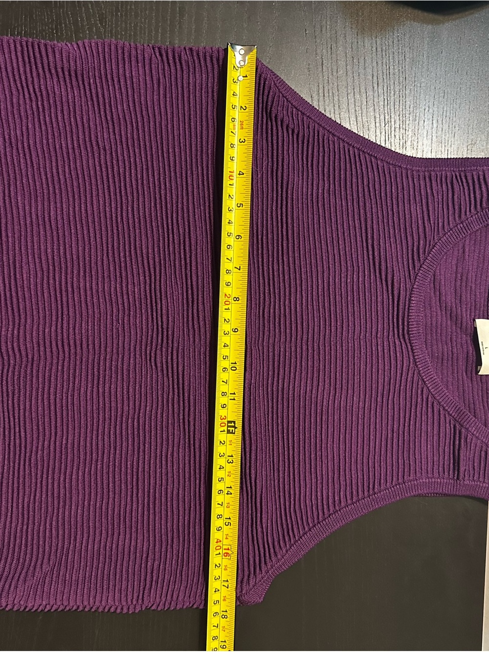 Babaton Deep Purple Ribbed Tank - Picture 5 of 8
